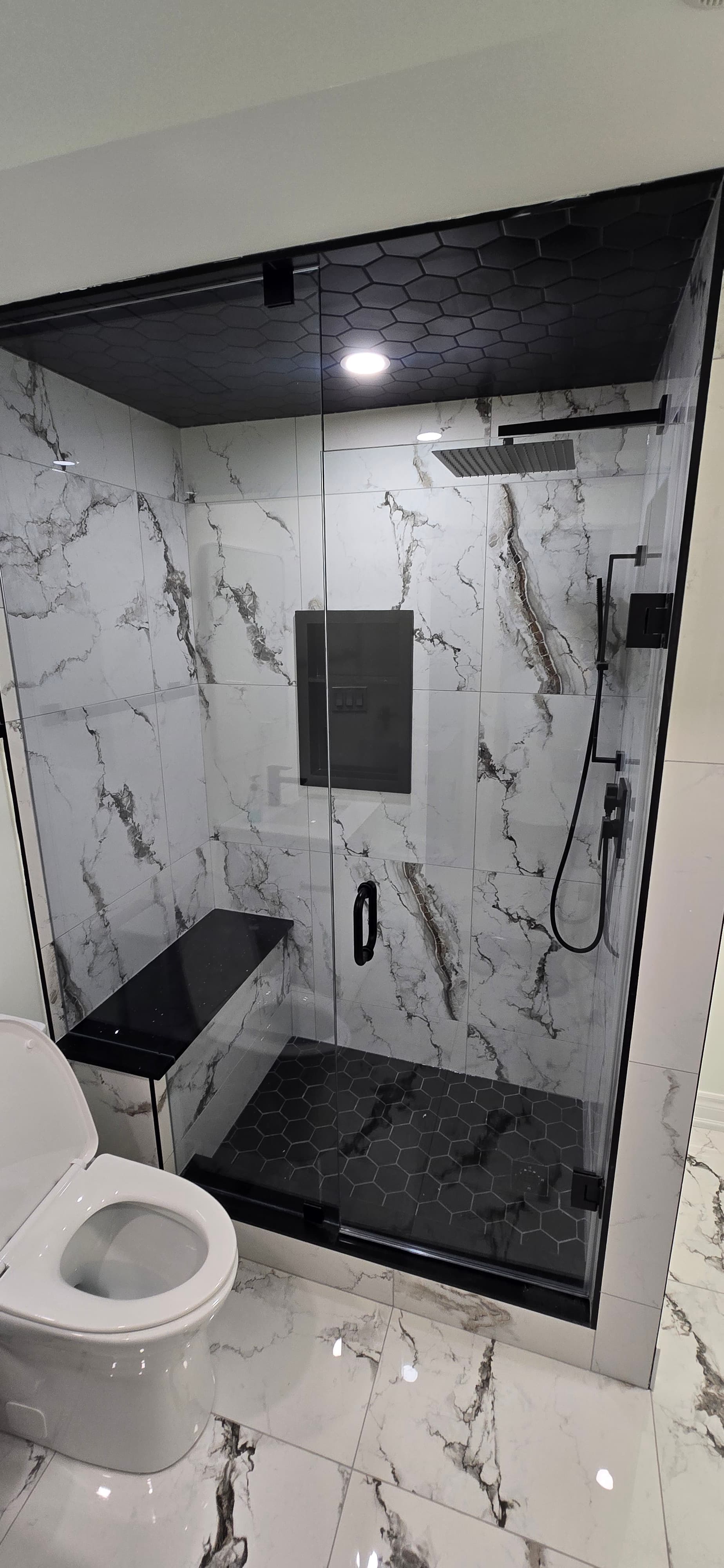 Modern bathroom remodel
